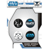 STAR WARS - Pack de 4 badges EMPIRE x5 