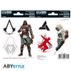 ASSASSIN?S CREED - nalepke - 16x11cm/ 2 lista -Edward/ Alta?r