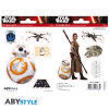 STAR WARS - nalepke - 16x11cm/ 2 lista - BB8/ Rey