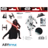 STAR WARS - nalepke - 16x11cm/ 2 lista - Kylo Ren/ Trooper