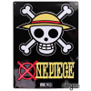 ONE PIECE ? kovinska plo??a - Skull - Luffy (28x38)
