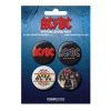 AC/DC Badge Pack (4)