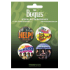 The Beatles Button Badge 4-Pack Green