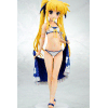 Magical Girl Lyrical Nanoha The Movie 1st PVC Statue 1/4 Fate Testarossa Swimsuit Ver. 27 cm