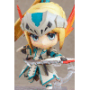Monster Hunter 3G Nendoroid PVC Action Figure Hunter: Female Swordsman - Bario X Edition 10 cm