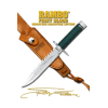Rambo I Miniature Replica 1/1 John Rambo Knife Stallone Signature Edition 15 cm