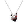 Twilight Eclipse Necklace Black Heart