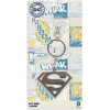 Superman Metal Key Ring Logo