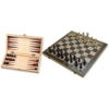 Chess-/Backgam,cass,inlay,29cm,w,pieces