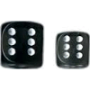 Translucent D6 16mm (12 Dice) Smoke w/white