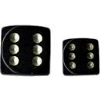 Opaque D6 12mm (36 Dice) Black w/gold
