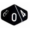 Opaque D10 10-Set Black/white