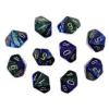 Gemini? D10 10-Set Blue-Green w/gold