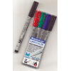 Water Soluble Markers:4-Pack (Red,Blue,Green,Black)