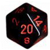 Opaque 34mm d20 Black/red