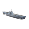 German Submarine Type IX C