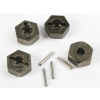 Aluminium wheel hex (4x)