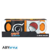 NARUTO SHIPPUDEN - set 2 mini-skodelic 110 ml - Konoha and Uchiha 