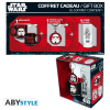 STAR WARS - komplet kozarec 29cl + PVC obesek za klju?e + mini skodelica - Trooper