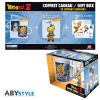 DRAGON BAL - komplet skodelica 320ml + PVC obesek za klju?e + nalepka - Dragon Ball Z