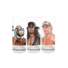 WWE Wrestling Juice Glass 3-Pack Champs