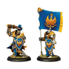 Cygnar Sword Knight Officer & Standard