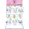 Angel Cat Sugar Plush Keychain Case White Cats 12 cm (32)