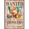 ONE PIECE - poster - Wanted Zoro (91.5x61)