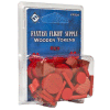 Wooden Gaming Tokens - Red