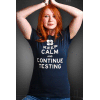 Portal II Ladies T-Shirt Keep Calm